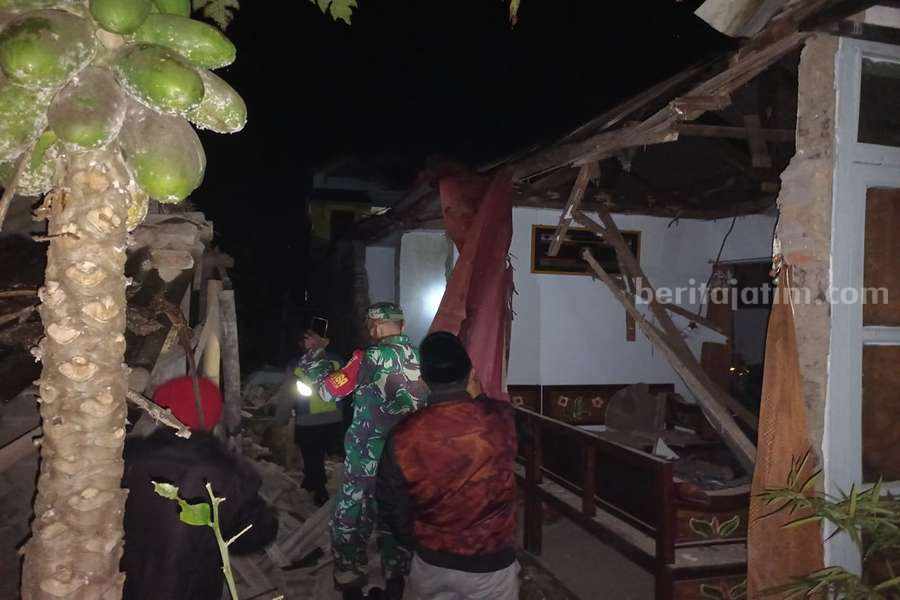 Tabung LPG Meledak di Pasuruan, Tembok Rumah sampai Roboh Lokasi insiden tabung LPG meledak di Pasuruan.