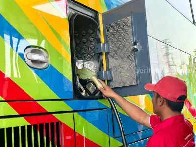 Penggunaan Dex Series oleh PO Bus Gunung Harta.