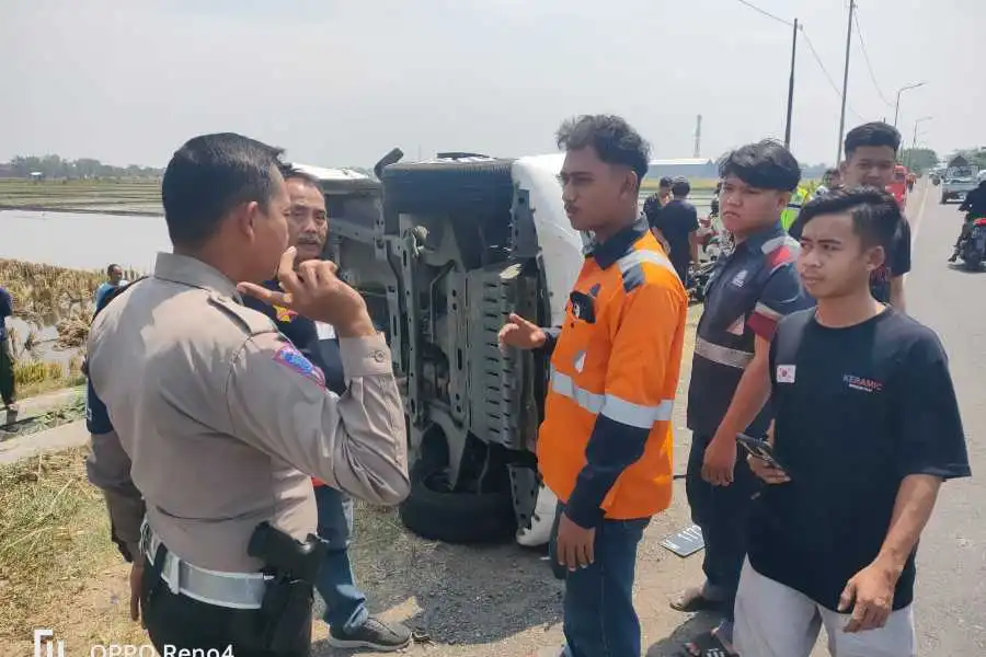 Empat Kendaraan Terlibat Kecelakaan Beruntun di Madiun, Satu Terluka