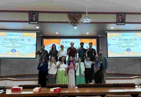 Pembukaan program SEAFLI Indonesia di perpustakaan UM lantai 2 (Foto: Dani Alifian/beritajatim.com)