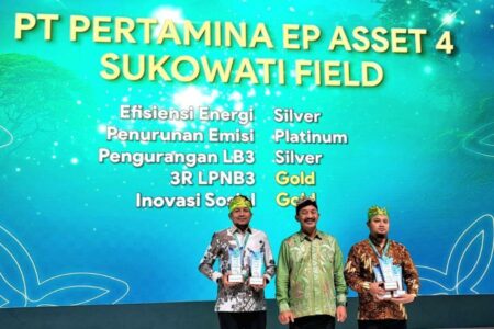 Pertamina EP Field Sukowati Terima Penghargaan Bidang Penurunan Emisi Ajang ENSIA Awards 2024 Pertamina EP Field Sukowati Terima Penghargaan Bidang Penurunan Emisi Ajang ENSIA Awards 2024