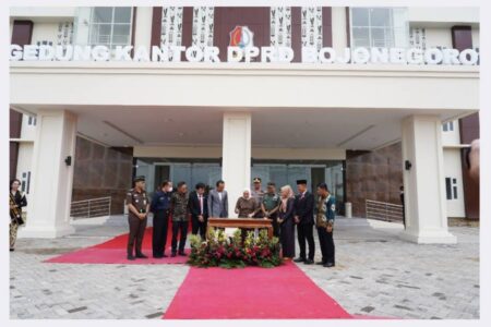  Peresmian gedung DPRD Bojonegoro baru di Jalan Veteran, 2023. Istimewa.