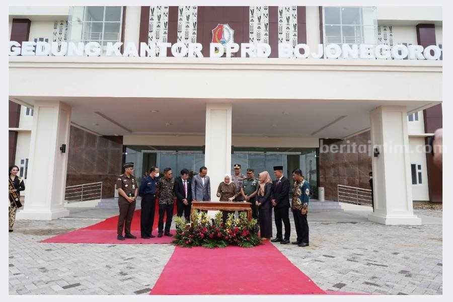  Peresmian gedung DPRD Bojonegoro baru di Jalan Veteran, 2023. Istimewa.