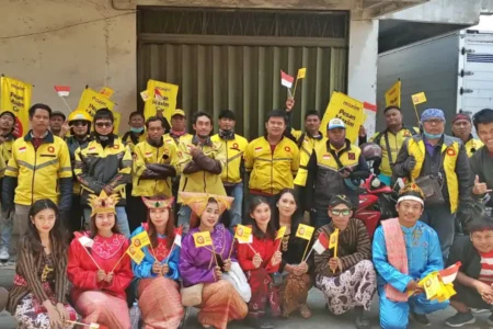 Maxim Meriahkan HUT ke-79 RI dengan Konvoi di Surabaya Maxim Kota Surabaya