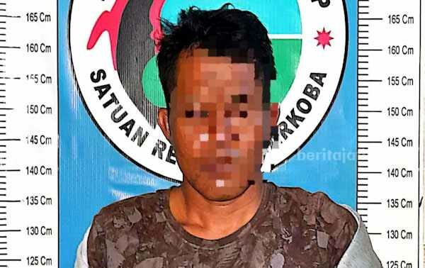 AK warga sampang, tersangka pengedar sabu di sumenep (foto : ist)