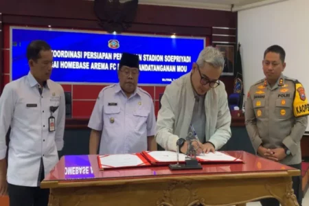 Jelang Laga Perdana, Arema FC dan Pemkot Blitar Tandatangani MoU