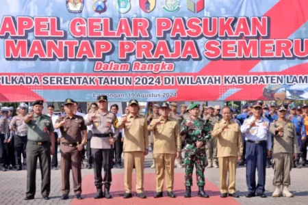 Songsong Pilkada Lamongan, Polisi Siagakan 1.395 Personel untuk Operasi Mantap Praja Semeru 2024