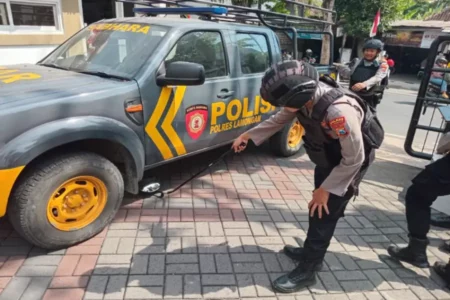 Polres Lamongan Siagakan 250 Personel untuk Amankan Pelantikan DPRD Polres Lamongan