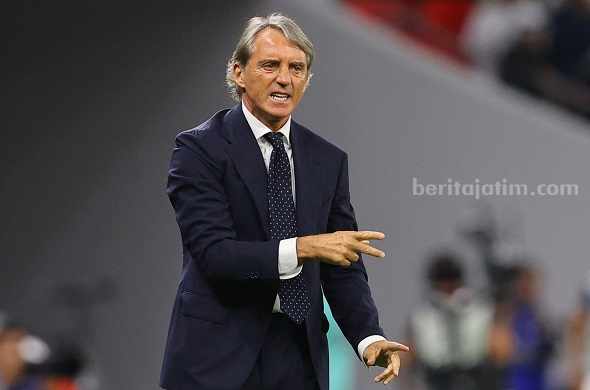 Roberto Mancini akan memimpin tim nasional Arab Saudi saat melawan Indonesia di Kualifikasi Piala Dunia 2026. Foto: Reuters