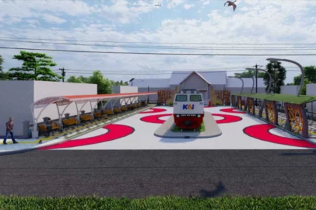 Begini Rancangan Jalan Masuk ke Stasiun Magetan