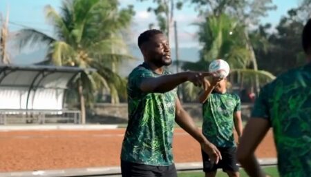 Lukman Ahmed-shaibu sudah berlatih bersama Persela Lamongan, Senin (5/8/2024). Pemain Asing Persela Lamongan Lengkap, Anderson dan Lukman Sudah Latihan