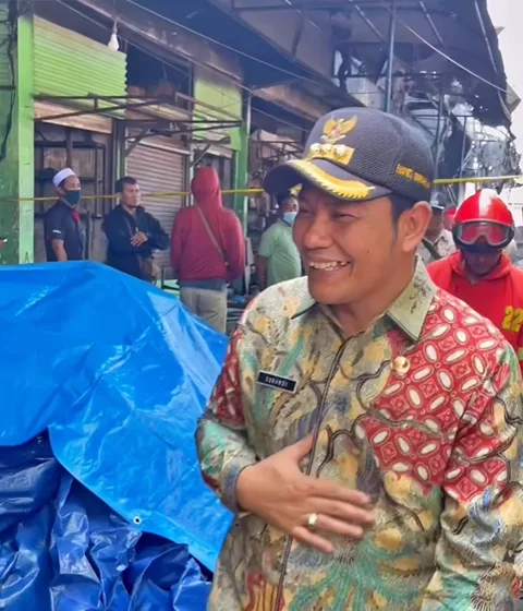 Subandi di Pasar Krian