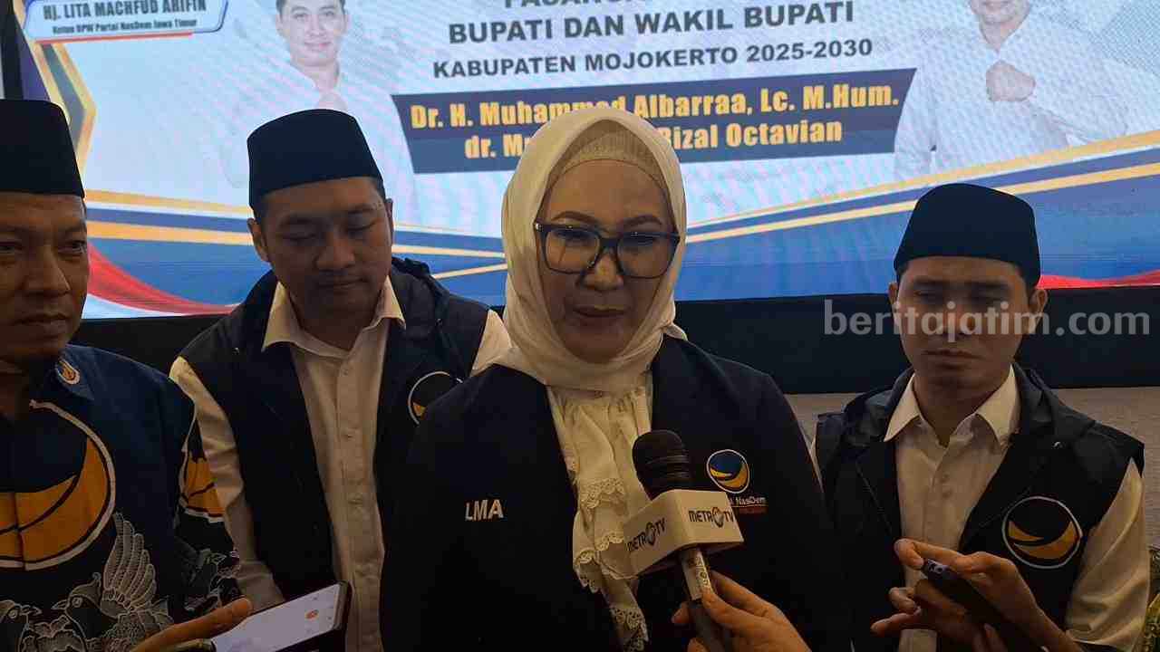 Ketua Dewan Pimpinan Wilayah (DPW) Partai NasDem Jawa Timur, Lita Mahfud Arifin