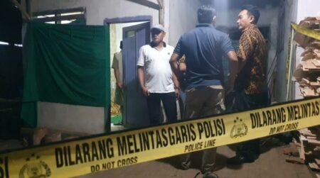 Kasatreskrim Polres Malang AKP Gandha Syah dan TKP Kematian Korban.