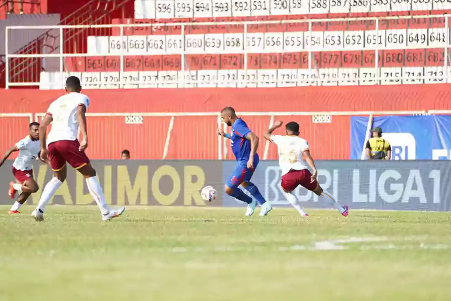 Arema FC saat menjamu Borneo FC. (Foto: Arema FC)