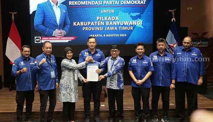 Demokrat Rekom Ipuk Fiestiandani - Mujiono di Pilkada Banyuwangi
