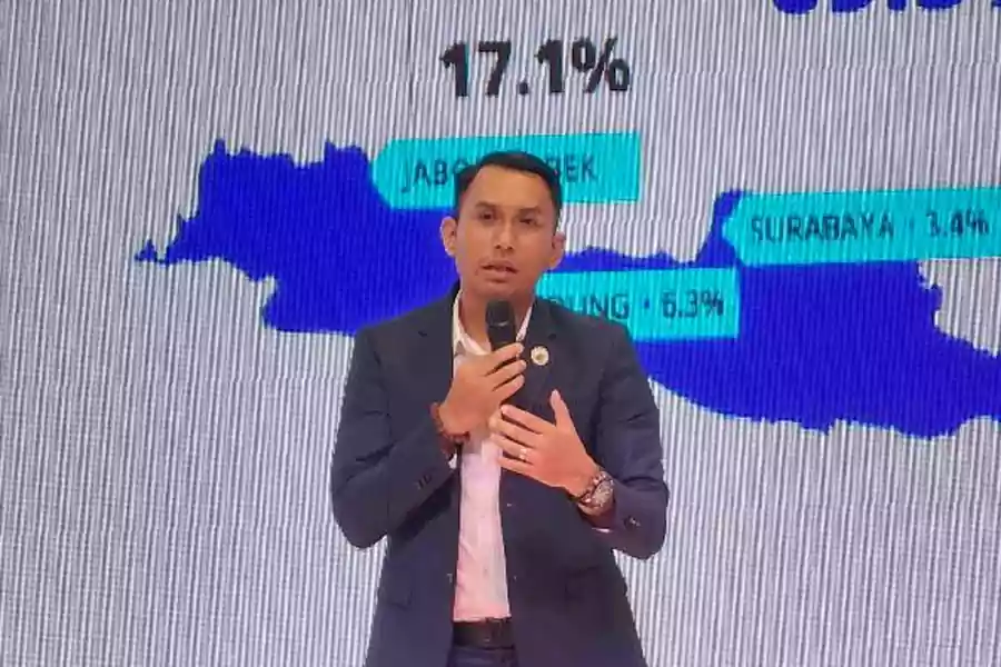 Ketua KNPI Kabupaten Malang Zulham Akhmad Mubarrok.