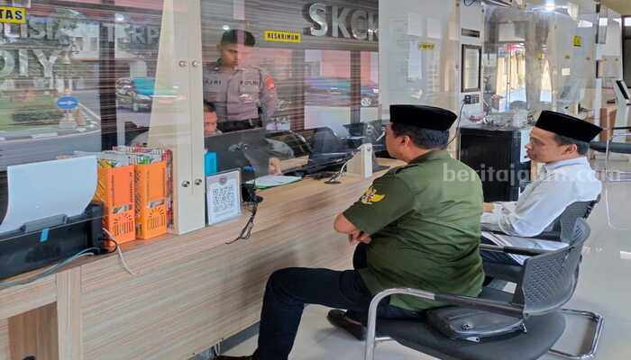 Pelaporan Lukman Edy atas dugaan pencemaran nama baik partai oleh DPW PKB DIY ke Polda DIY (Ist)