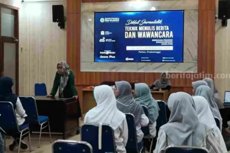 Madrasah Jurnalistik, Wadah Santri Nurul Jadid Belajar Jadi Wartawan foto berita jatim