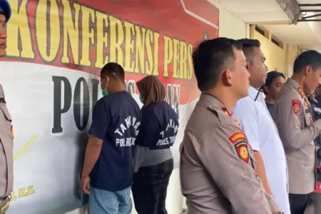 Pasutri Asal Lamongan Nekat Curi Motor di Tuban foto berita jatim