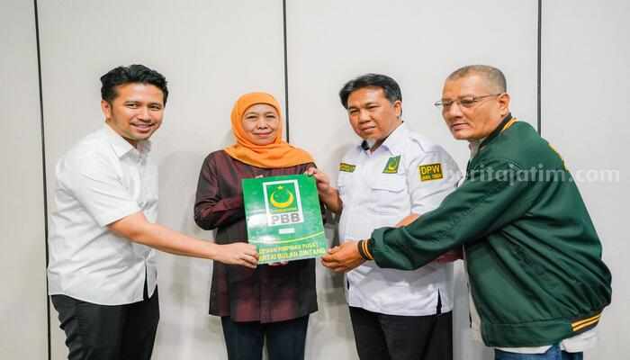 Partai Bulan Bintang (PBB) memberikan rekom ke Khofifah-Emil