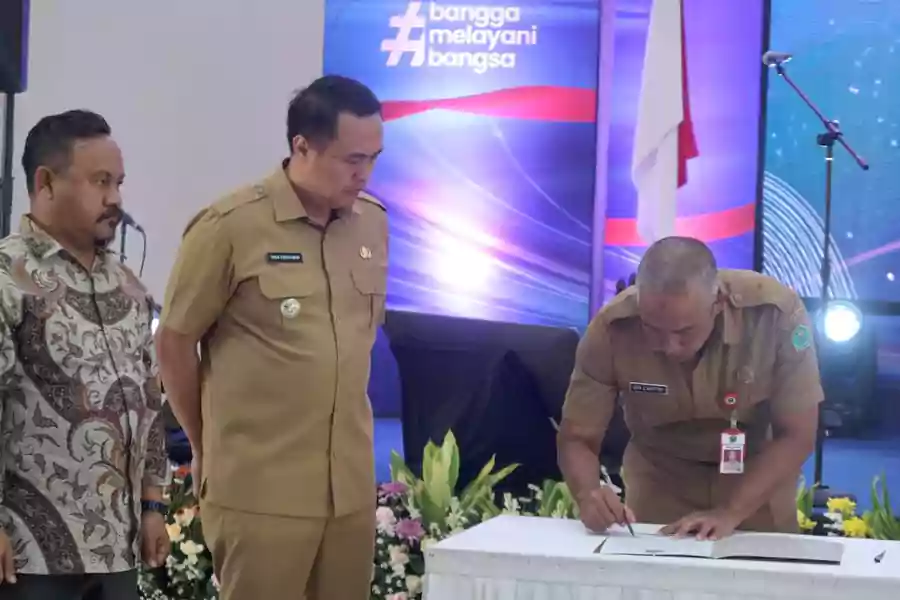 Pakta integritas ASN Pemkot Malang untuk menjaga netralitas selama Pilkada. (Prokopim Pemkot Malang)