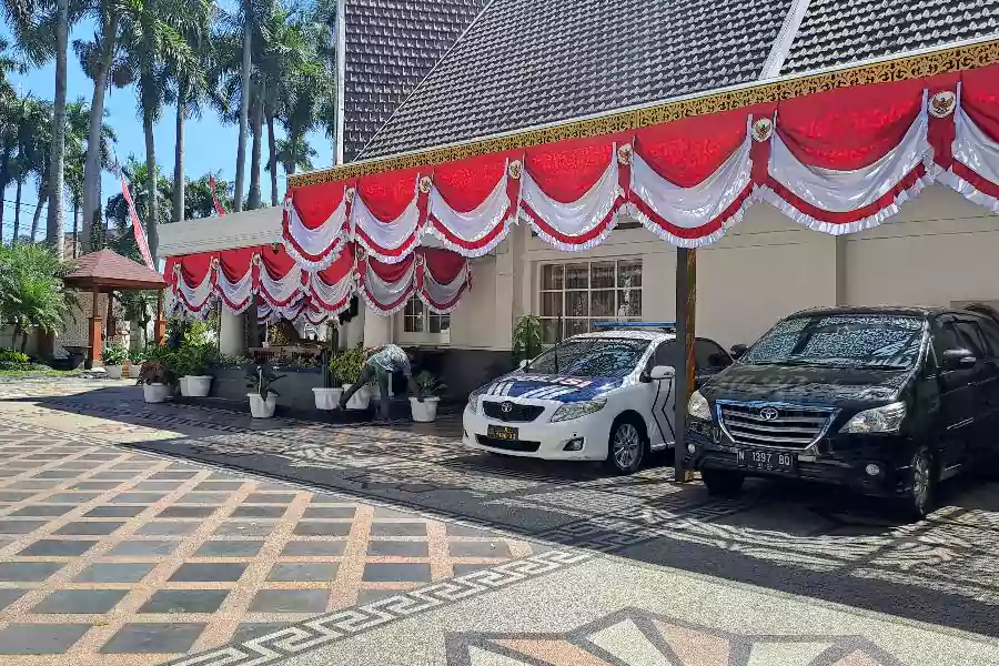 Rumah dinas Wali Kota Malang yang berada di Jalan Ijen Nomor 2. [Lucky/Beritajatim.com]