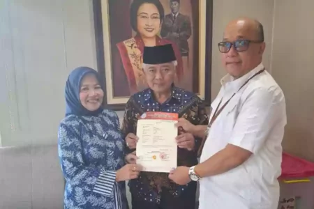 HM Sanusi menerima rekomendasi dari Ketua Umum PDIP Perjuangan.