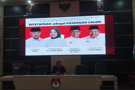 Dua Paslon Pilbup Malang Ditetapkan KPU, Besok Pengundian Nomor Urut
