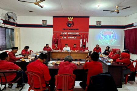 DPC PDI Perjuangan Sidoarjo Instruksikan Menangkan Mas Iin-Edy Widodo