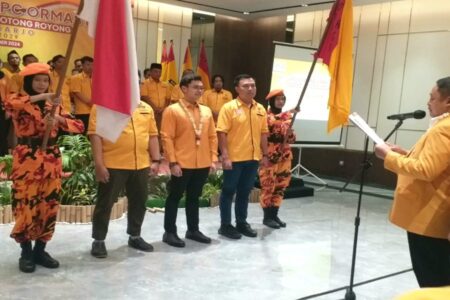 DPC Ormas MKGR Resmi Dilantik, Dukungan Pilkada Sidoarjo Langsung ke Paslon Ini