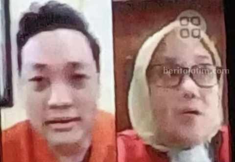 Hakim PN Surabaya Bebaskan Terdakwa Kasus Penipuan Rp10 Miliar Terdakwa Timotius Jimmy Wijaya dan hakim Dr Nurnaningsih Amriani.