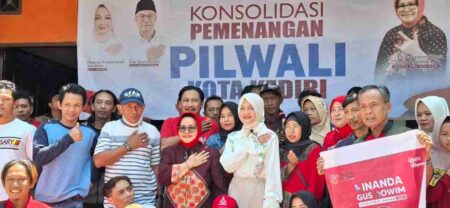 Kader Militan PDI Perjuangan Siap Menangkan Vinanda – Gus Qowim di Pilkada Kota Kediri