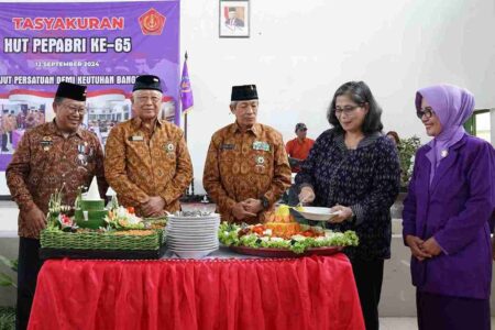 Pj Wali Kota Kediri Hadiri Tasyakuran HUT PEPABRI ke-65