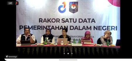 Pemkot Kediri Ikuti Rakor Daring Wujudkan Satu Data Pemerintah Dalam Negeri