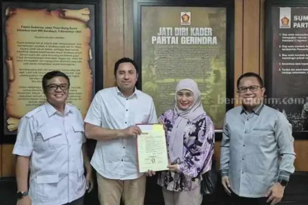 Gerindra Surabaya Tunjuk Bahtiyar Rifai Pimpin DPRD, Ajeng Wira Wati Ketua Fraksi foto berita jatim