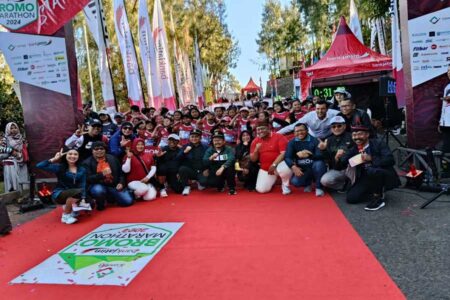 Peserta dari 22 Negara Ikuti ‘Fun Run Bromo Marathon’ di Plataran Bromo foto beritajatim