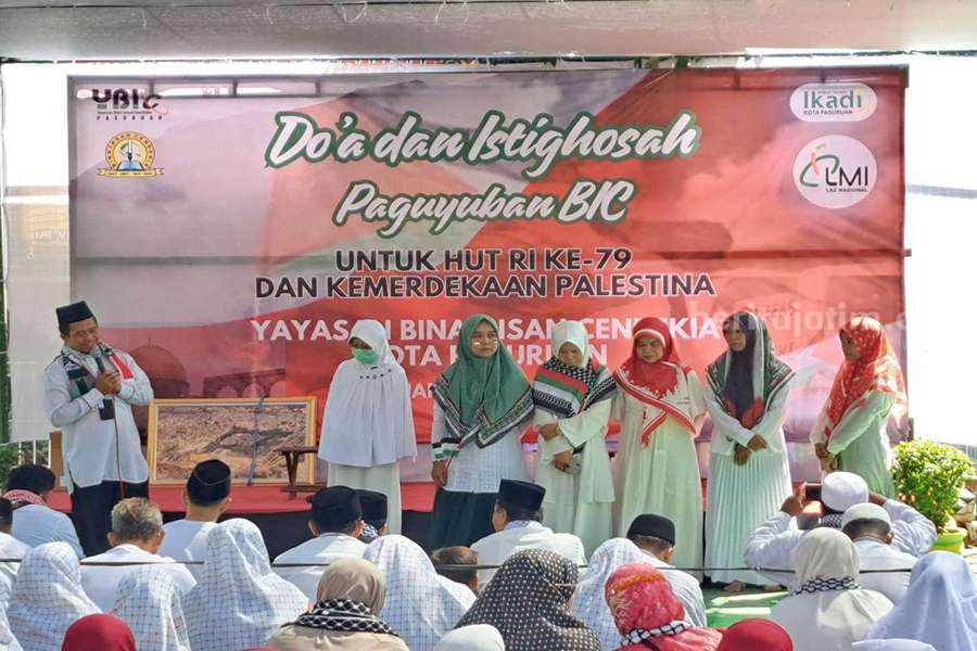 Ribuan Warga Pasuruan Gelar Doa Bersama untuk Kemerdekaan Palestina