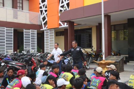 Polisi Amankan 50 Motor Berknalpot Brong di Probolinggo