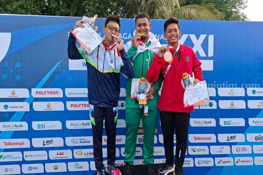 Dua atlet asal Pasuruan yang menyumbang emas di gelaran PON XXI 2024.