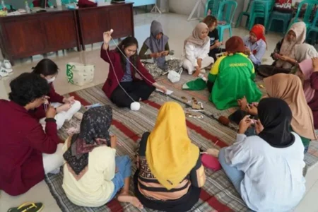 Pelatihan program Jendela Desa Inklusif di Desa Wonomerto, Jombang.