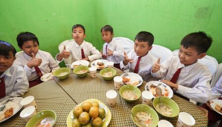 Berikut Simulasi Makan Siang Bergizi di Banyuwangi