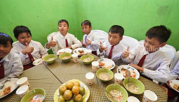 Berikut Simulasi Makan Siang Bergizi di Banyuwangi