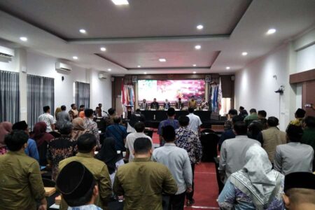Penetapan DPT oleh KPU Kabupaten Pasuruan. (Adi Atma/Beritajatim.com)