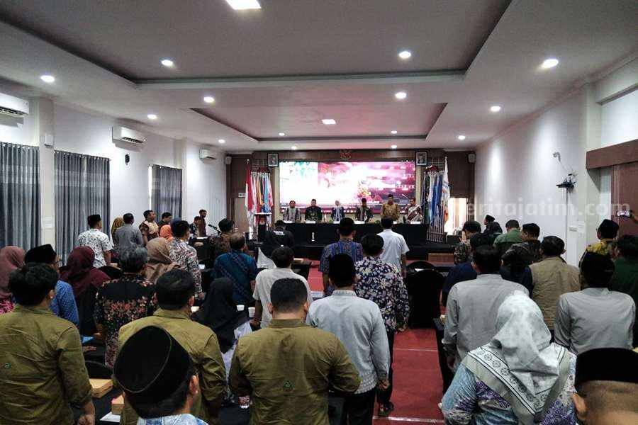 Penetapan DPT oleh KPU Kabupaten Pasuruan. (Adi Atma/Beritajatim.com)