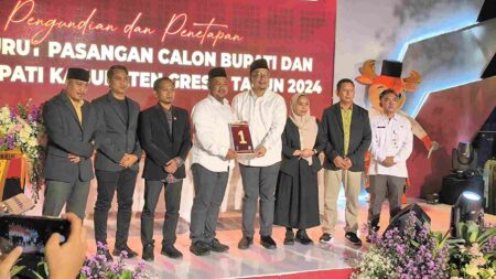 Pilkada Gresik: Sah! Paslon Yani-Alif Mendapat Undian Nomor 1