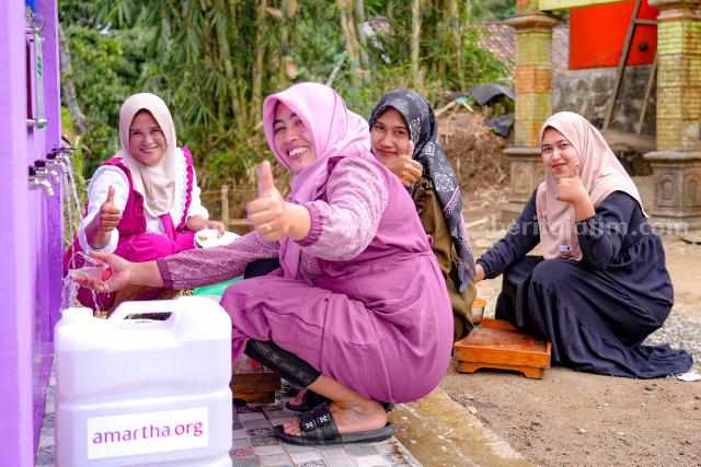 Amartha Madani Solusi Padamkan Dahaga Warga Pacitan dengan Bangun Akses Air Bersih