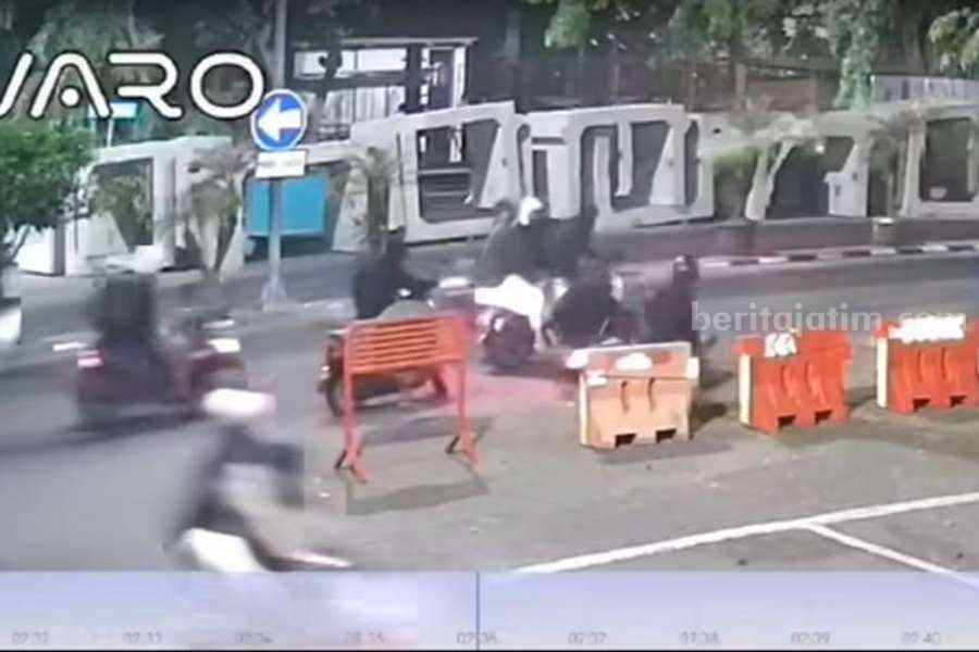 Aksi pembegalan di Jalan Ngegel