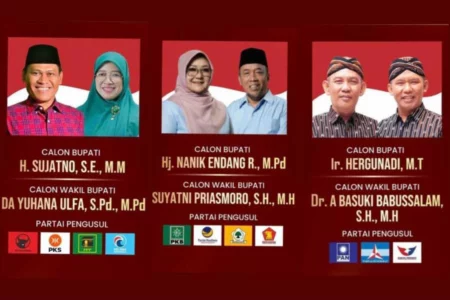 KPU Tetapkan 3 Paslon Bupati-Wabup Magetan 2024, Ini Visi Misinya