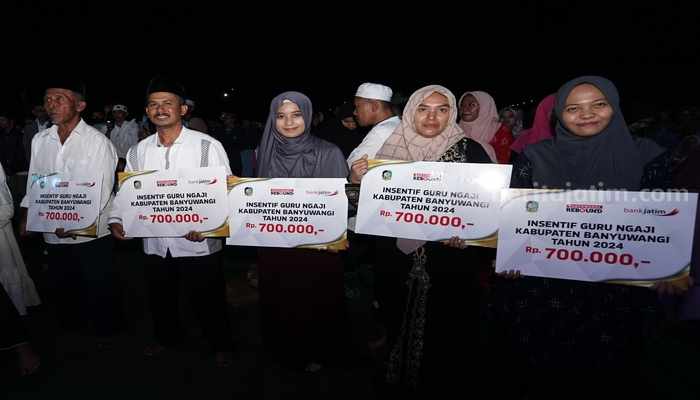 Rp9,88 Miliar Total Insentif untuk Belasan Ribu Guru Ngaji di Banyuwangi